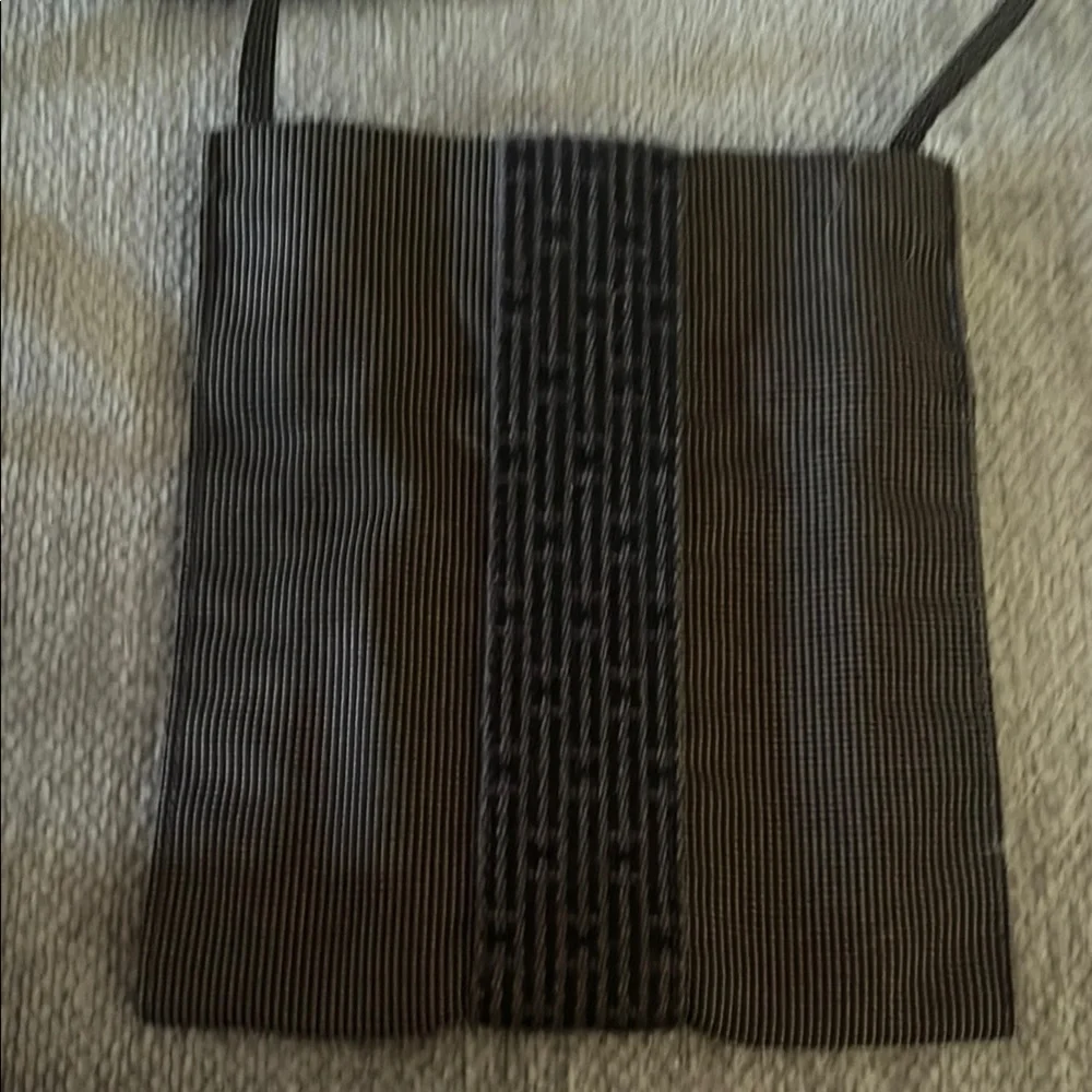 Hermes Brown and Black Herline Pochette Tote Mini Bag - Picture 3 of 9
